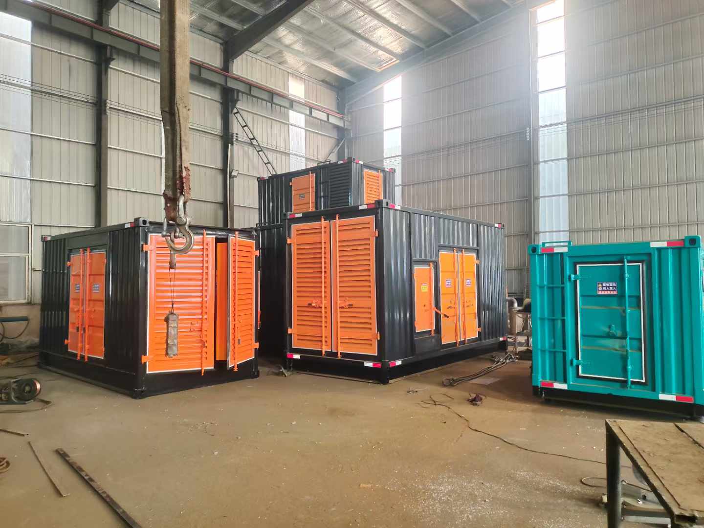 德庆500kw柴油发电机组可以带动多少功率设备？