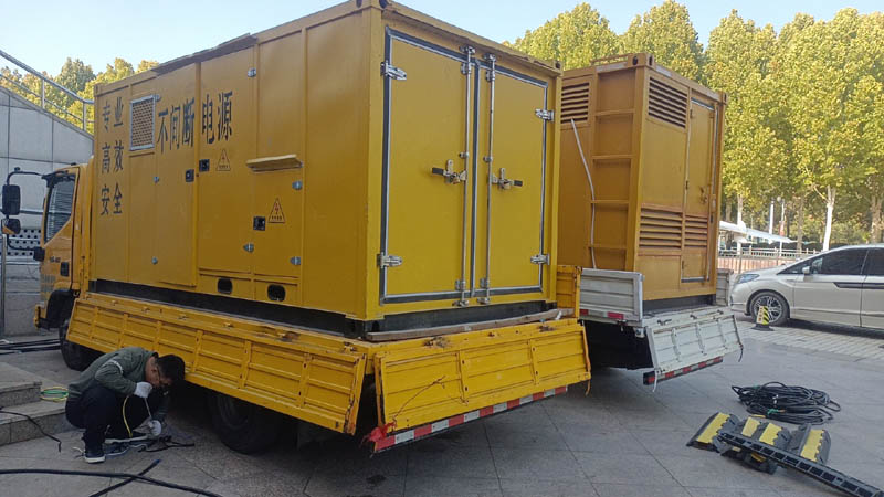 德庆柴油发电机组和UPS电源配合使用时的注意事项